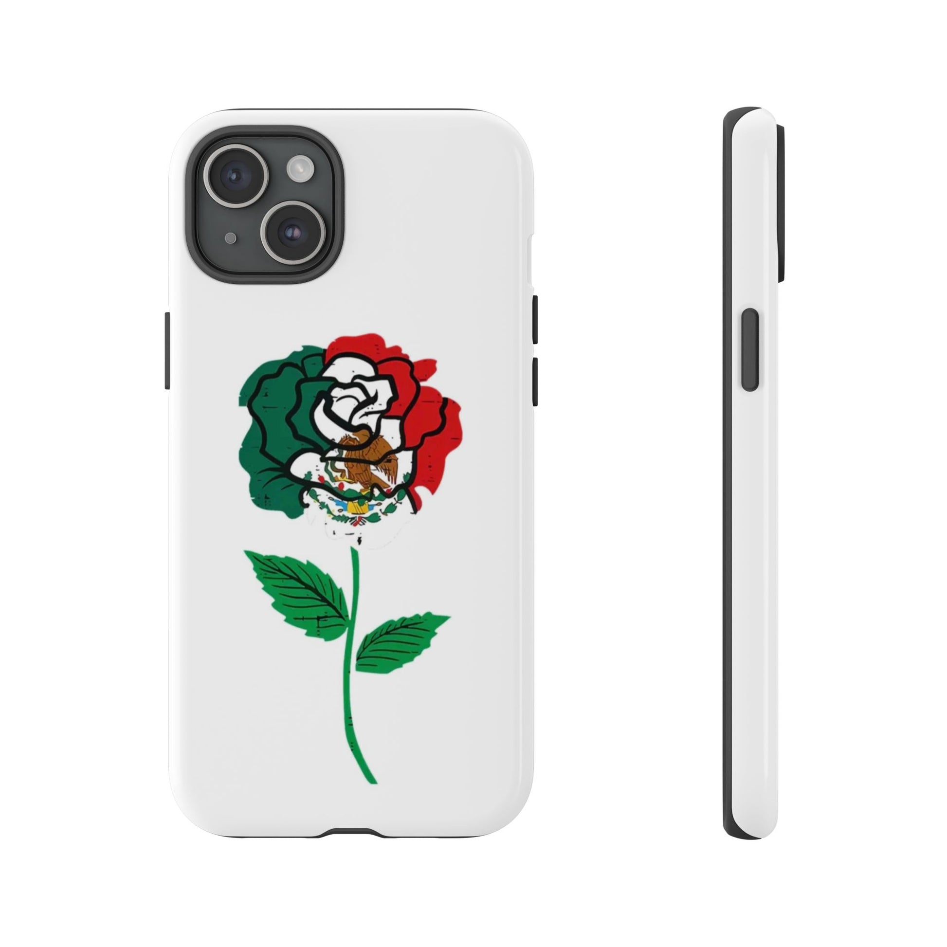 Mexican Rose Phone Case, Tough Cases, Floral Phone Cover, Gift for Mom, Latina Heritage, Tech Accessories