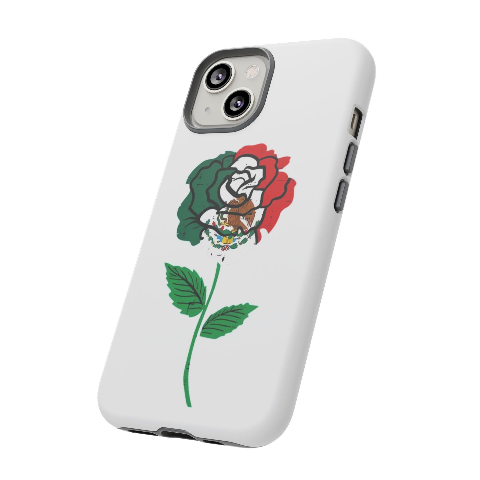 Mexican Rose Phone Case, Tough Cases, Floral Phone Cover, Gift for Mom, Latina Heritage, Tech Accessories