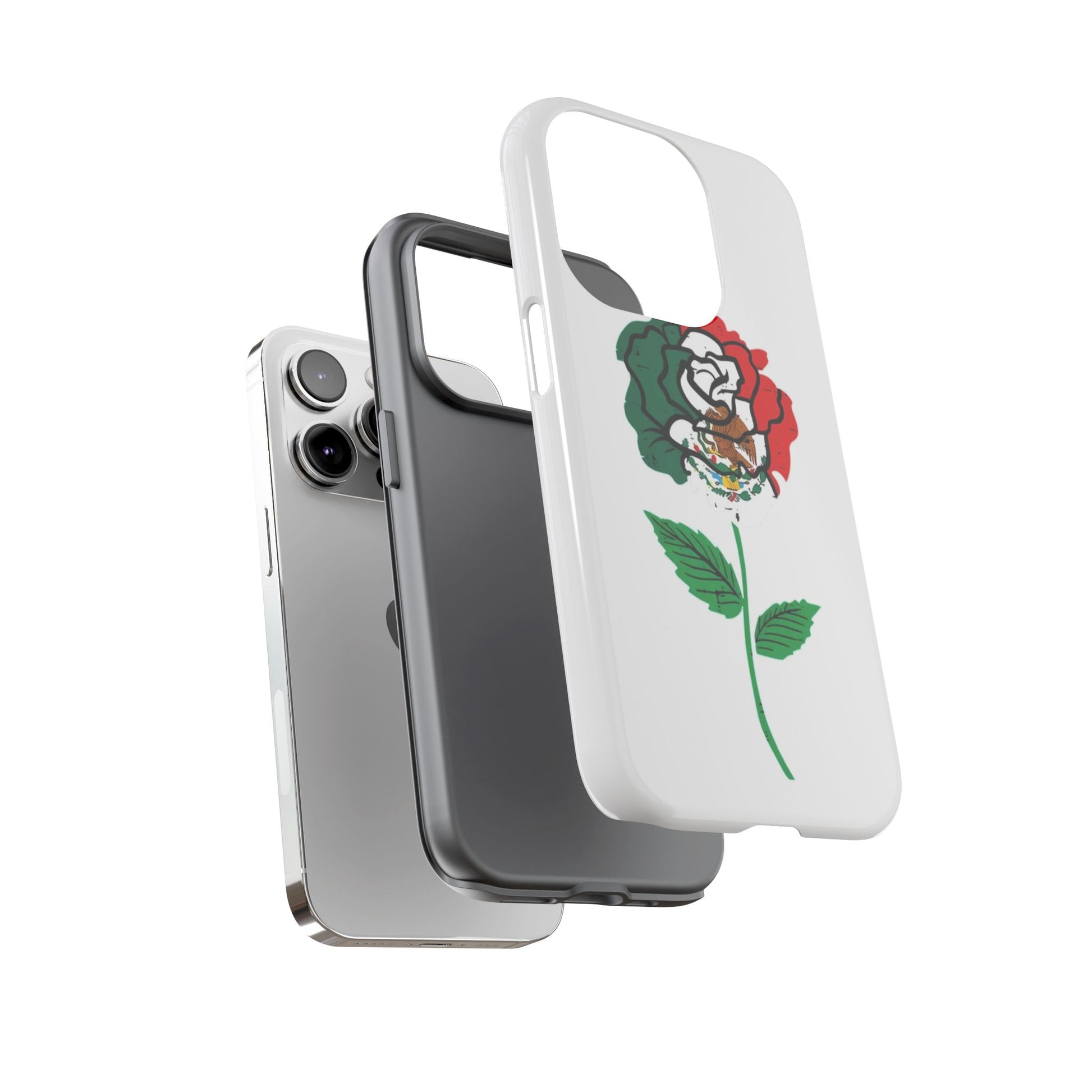 Mexican Rose Phone Case, Tough Cases, Floral Phone Cover, Gift for Mom, Latina Heritage, Tech Accessories