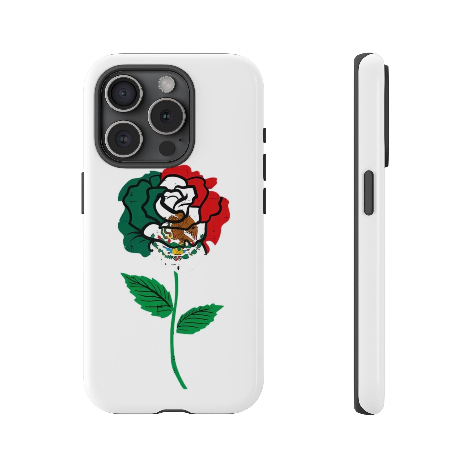 Mexican Rose Phone Case, Tough Cases, Floral Phone Cover, Gift for Mom, Latina Heritage, Tech Accessories