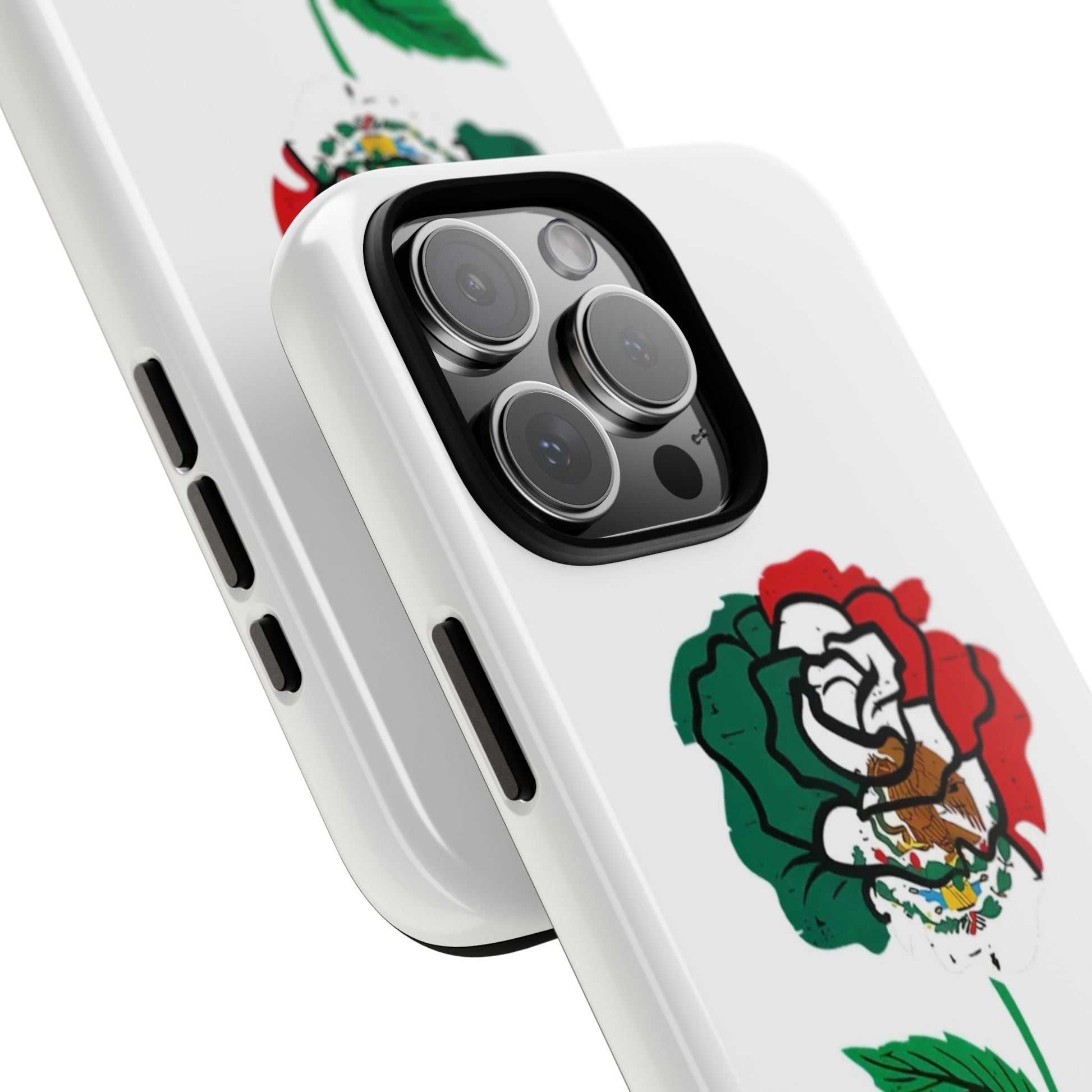 Mexican Rose Phone Case, Tough Cases, Floral Phone Cover, Gift for Mom, Latina Heritage, Tech Accessories