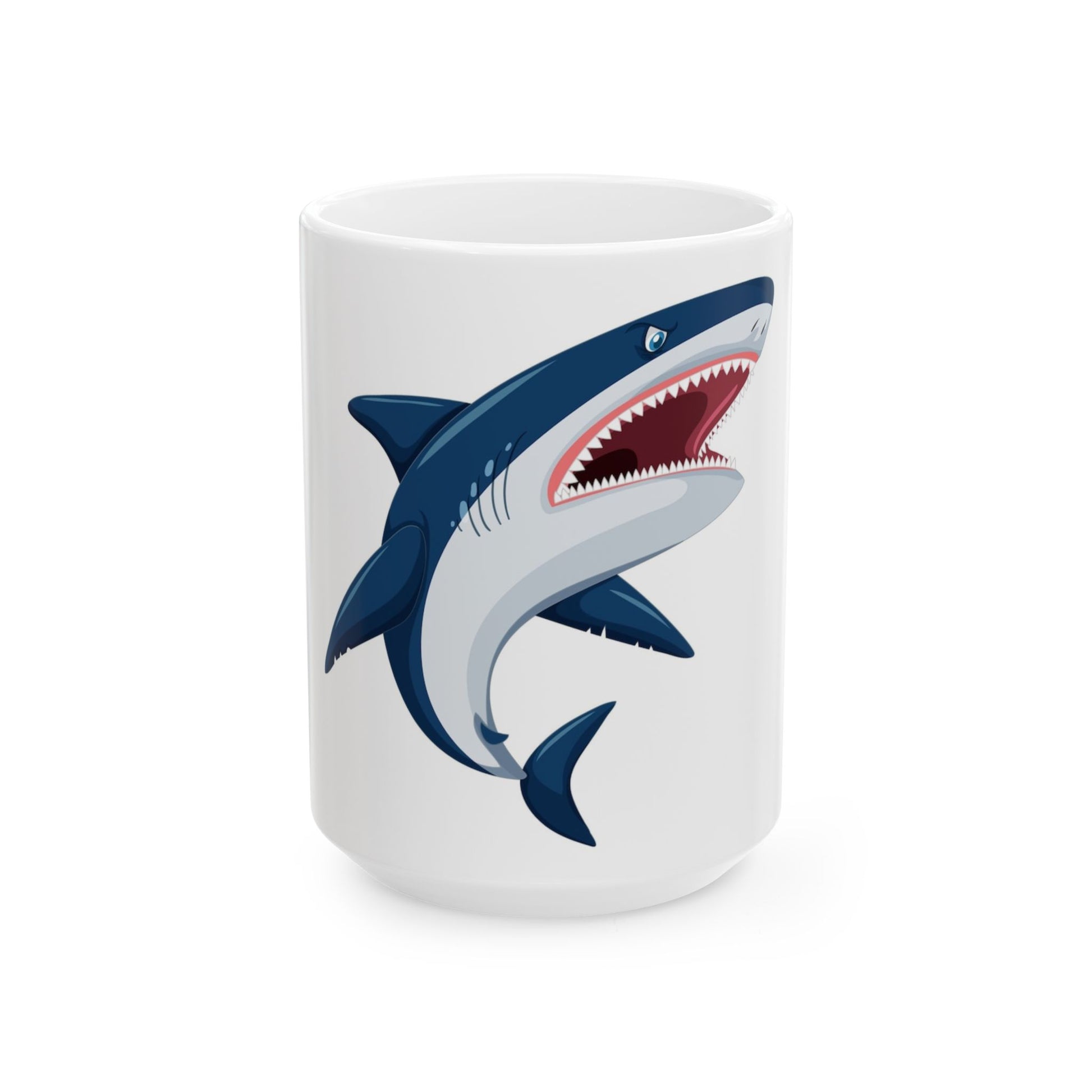 Shark Lover Ceramic Mug | Unique Coffee Cup Gift | Marine Life Decor | Ocean Theme Mug | Shark Fan Merchandise