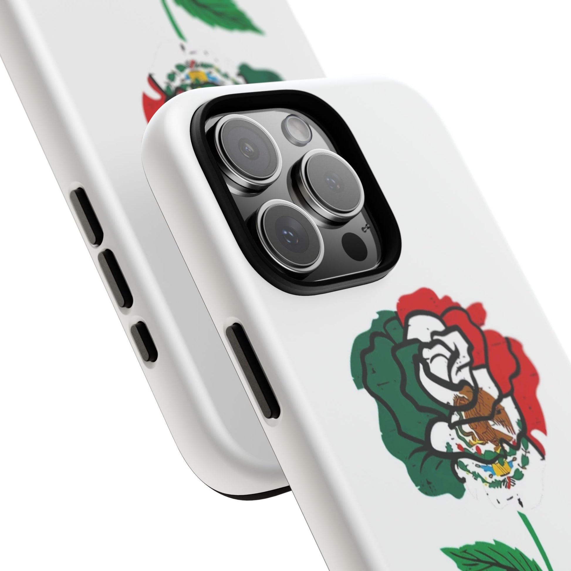 Mexican Rose Phone Case, Tough Cases, Floral Phone Cover, Gift for Mom, Latina Heritage, Tech Accessories