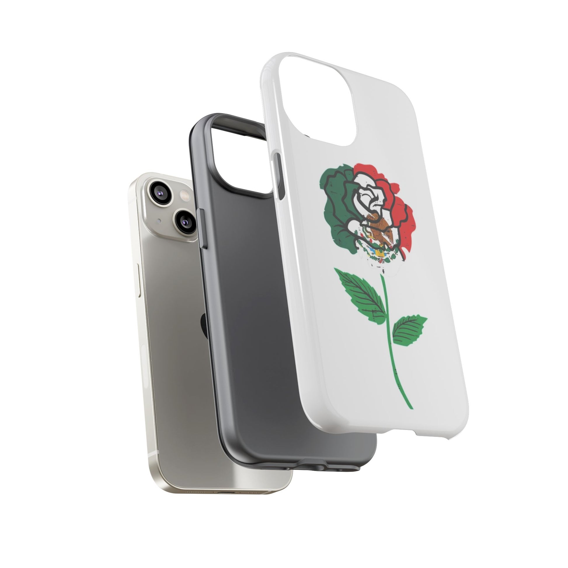 Mexican Rose Phone Case, Tough Cases, Floral Phone Cover, Gift for Mom, Latina Heritage, Tech Accessories