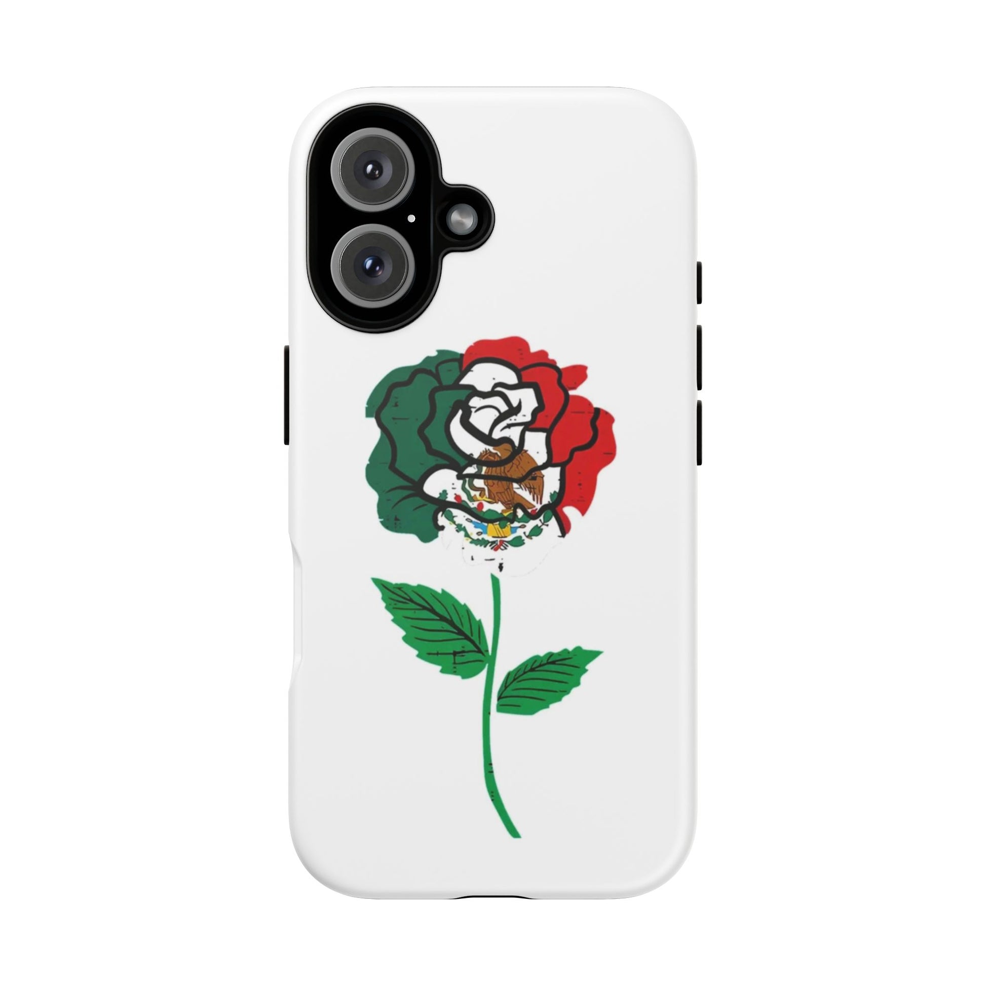 Mexican Rose Phone Case, Tough Cases, Floral Phone Cover, Gift for Mom, Latina Heritage, Tech Accessories