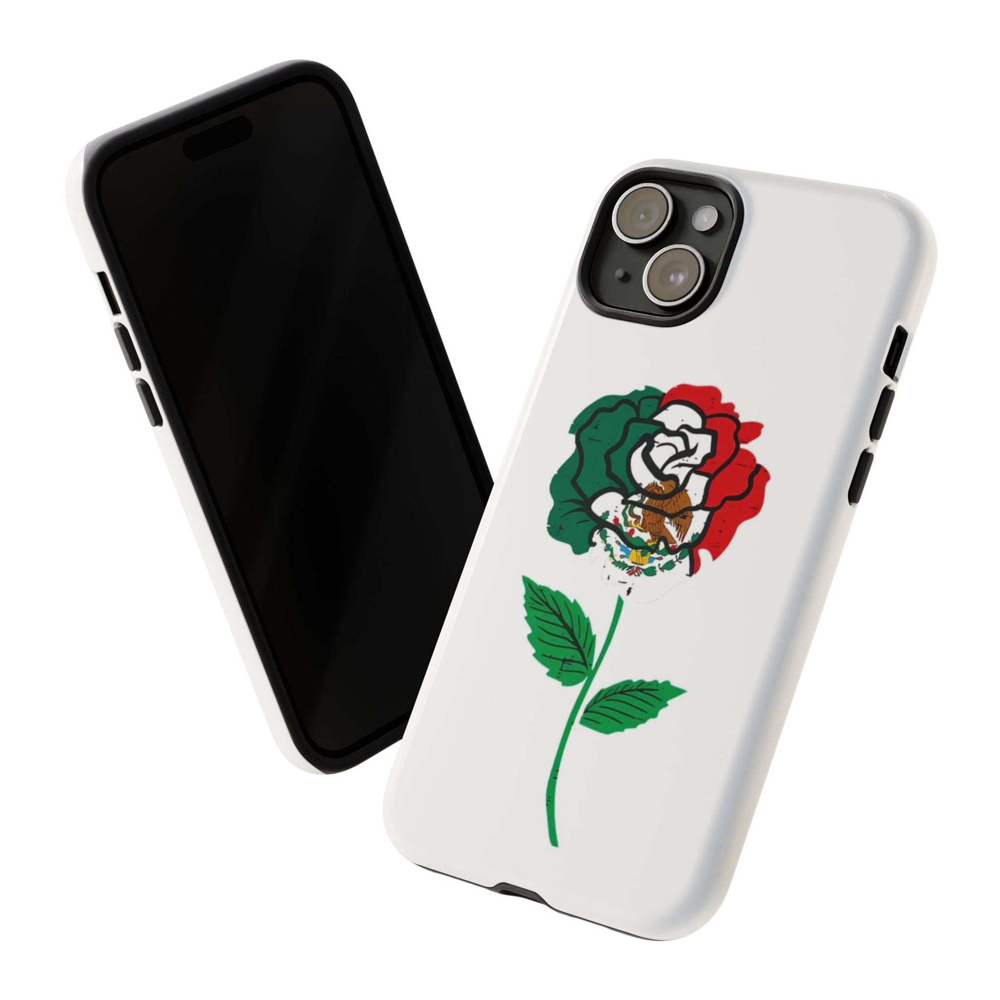 Mexican Rose Phone Case, Tough Cases, Floral Phone Cover, Gift for Mom, Latina Heritage, Tech Accessories