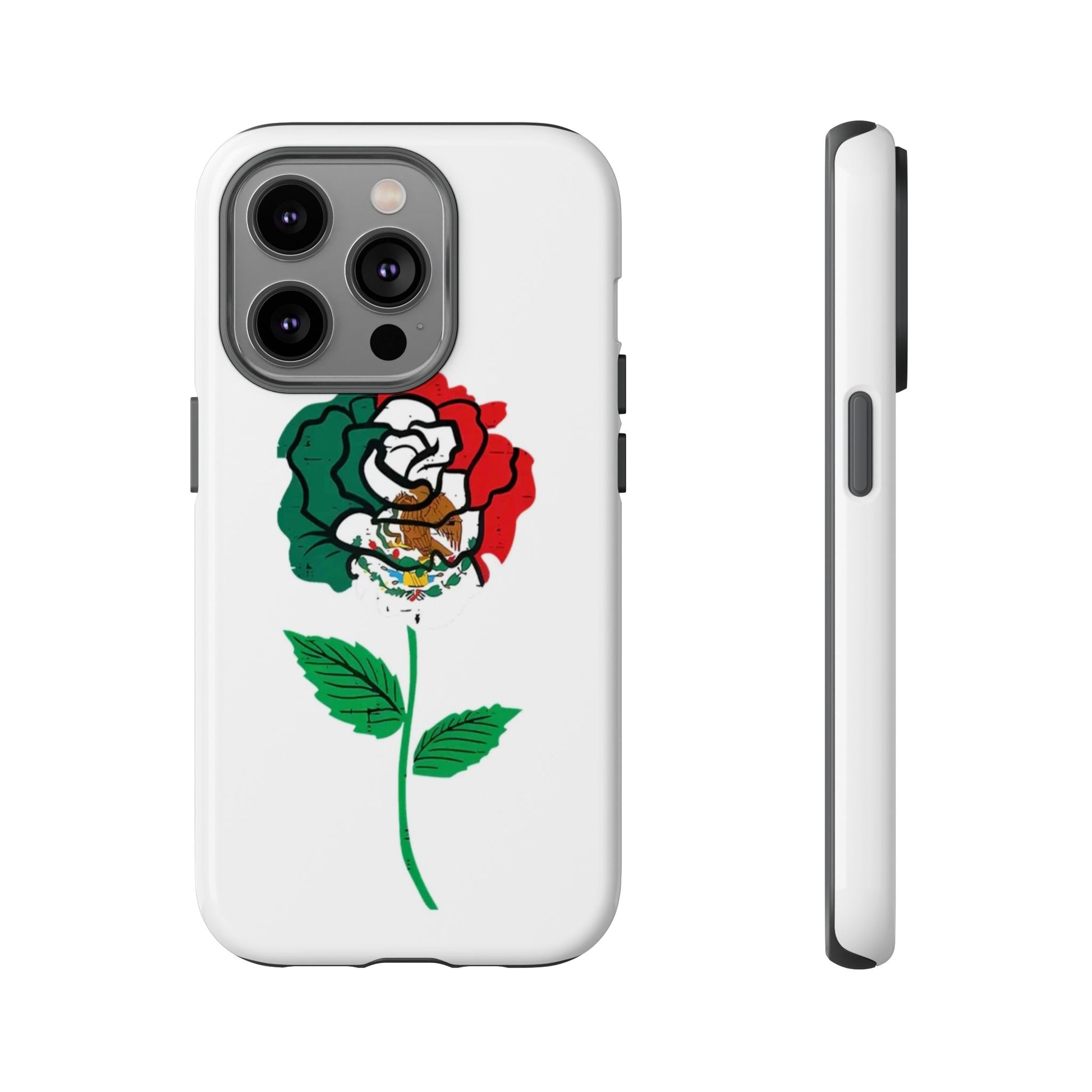 Mexican Rose Phone Case, Tough Cases, Floral Phone Cover, Gift for Mom, Latina Heritage, Tech Accessories