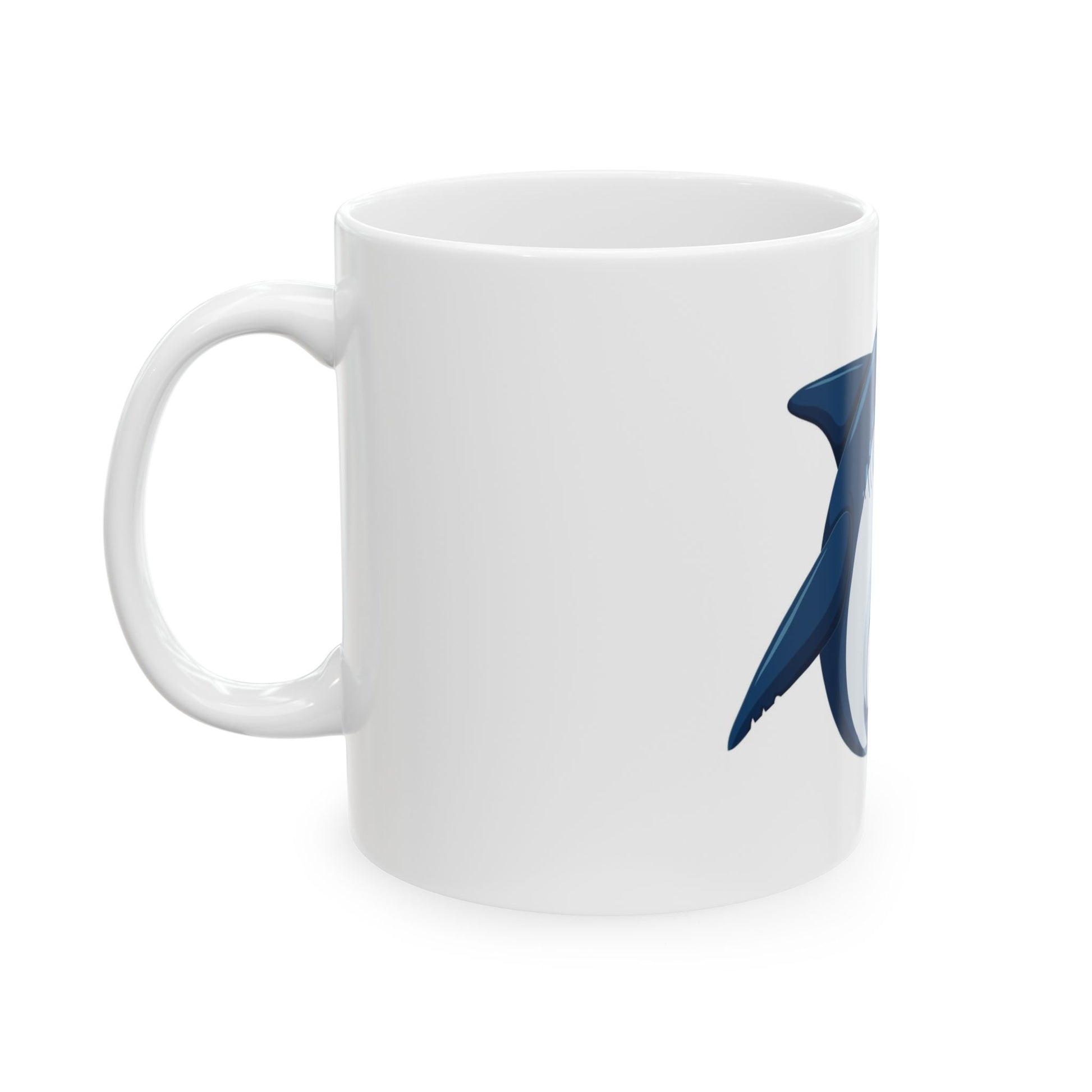Shark Lover Ceramic Mug | Unique Coffee Cup Gift | Marine Life Decor | Ocean Theme Mug | Shark Fan Merchandise