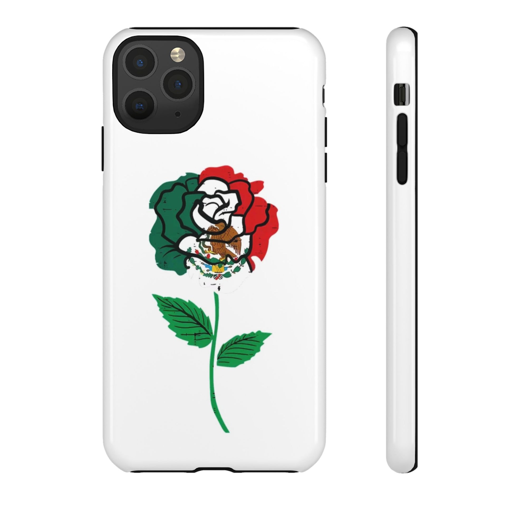 Mexican Rose Phone Case, Tough Cases, Floral Phone Cover, Gift for Mom, Latina Heritage, Tech Accessories