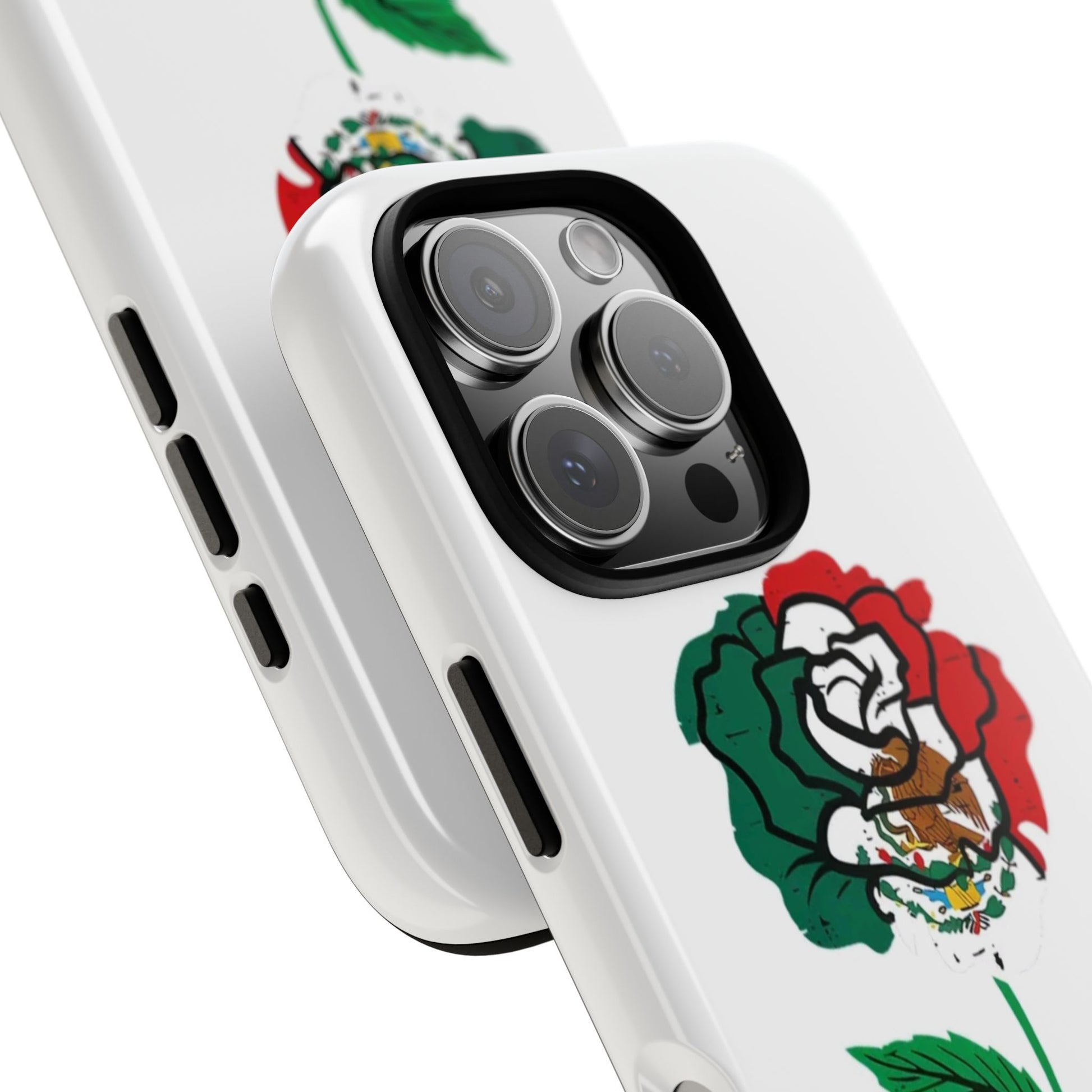 Mexican Rose Phone Case, Tough Cases, Floral Phone Cover, Gift for Mom, Latina Heritage, Tech Accessories