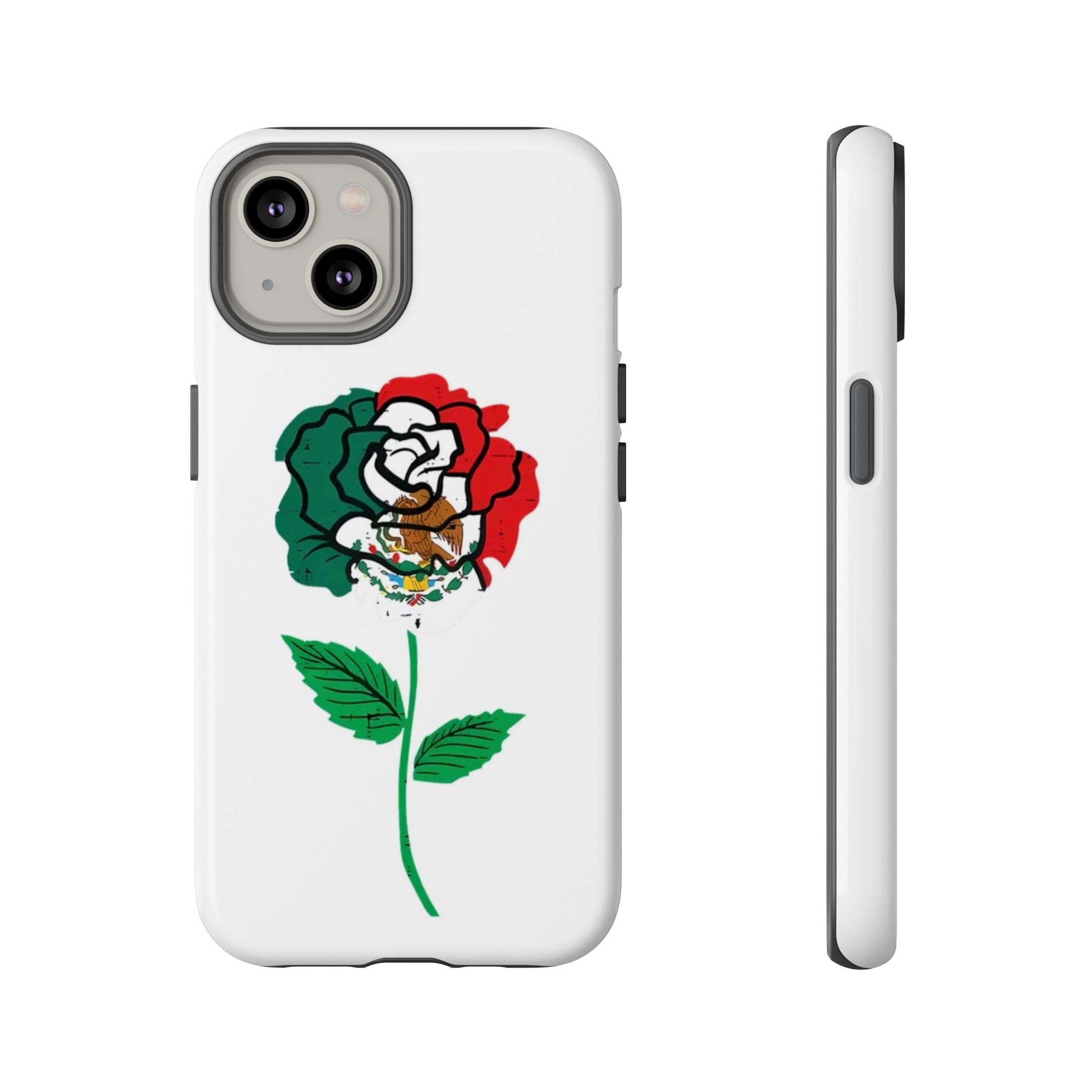 Mexican Rose Phone Case, Tough Cases, Floral Phone Cover, Gift for Mom, Latina Heritage, Tech Accessories
