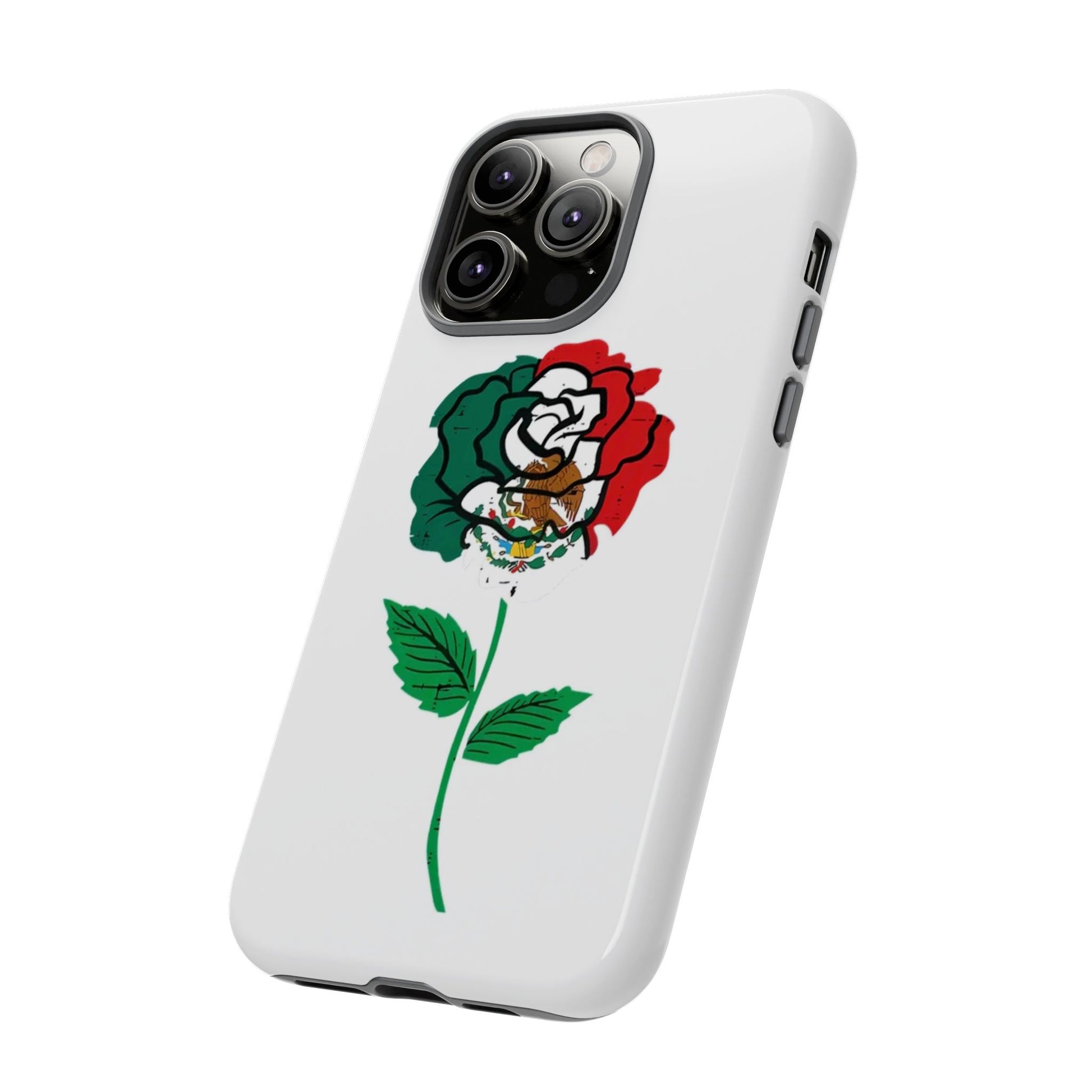 Mexican Rose Phone Case, Tough Cases, Floral Phone Cover, Gift for Mom, Latina Heritage, Tech Accessories