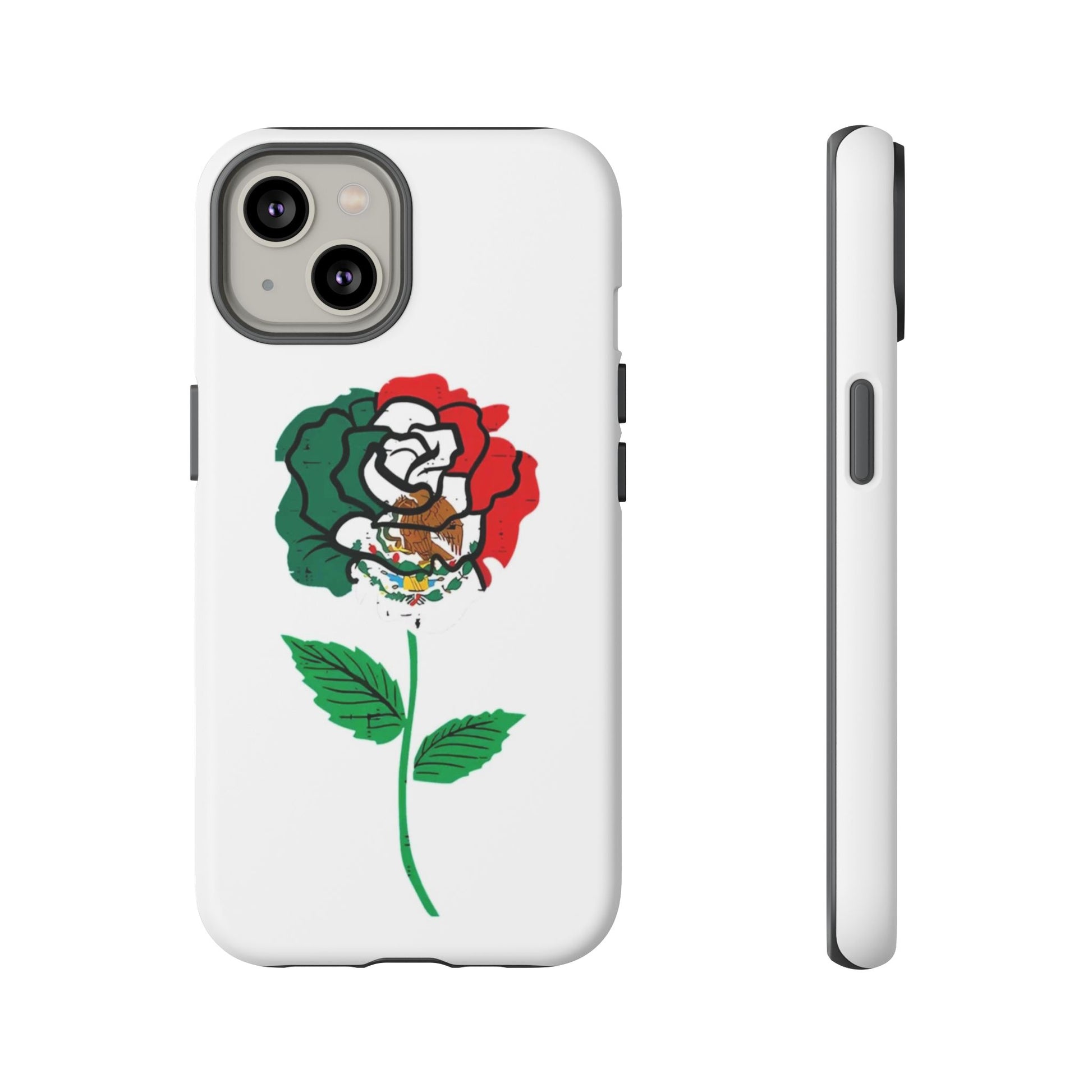 Mexican Rose Phone Case, Tough Cases, Floral Phone Cover, Gift for Mom, Latina Heritage, Tech Accessories