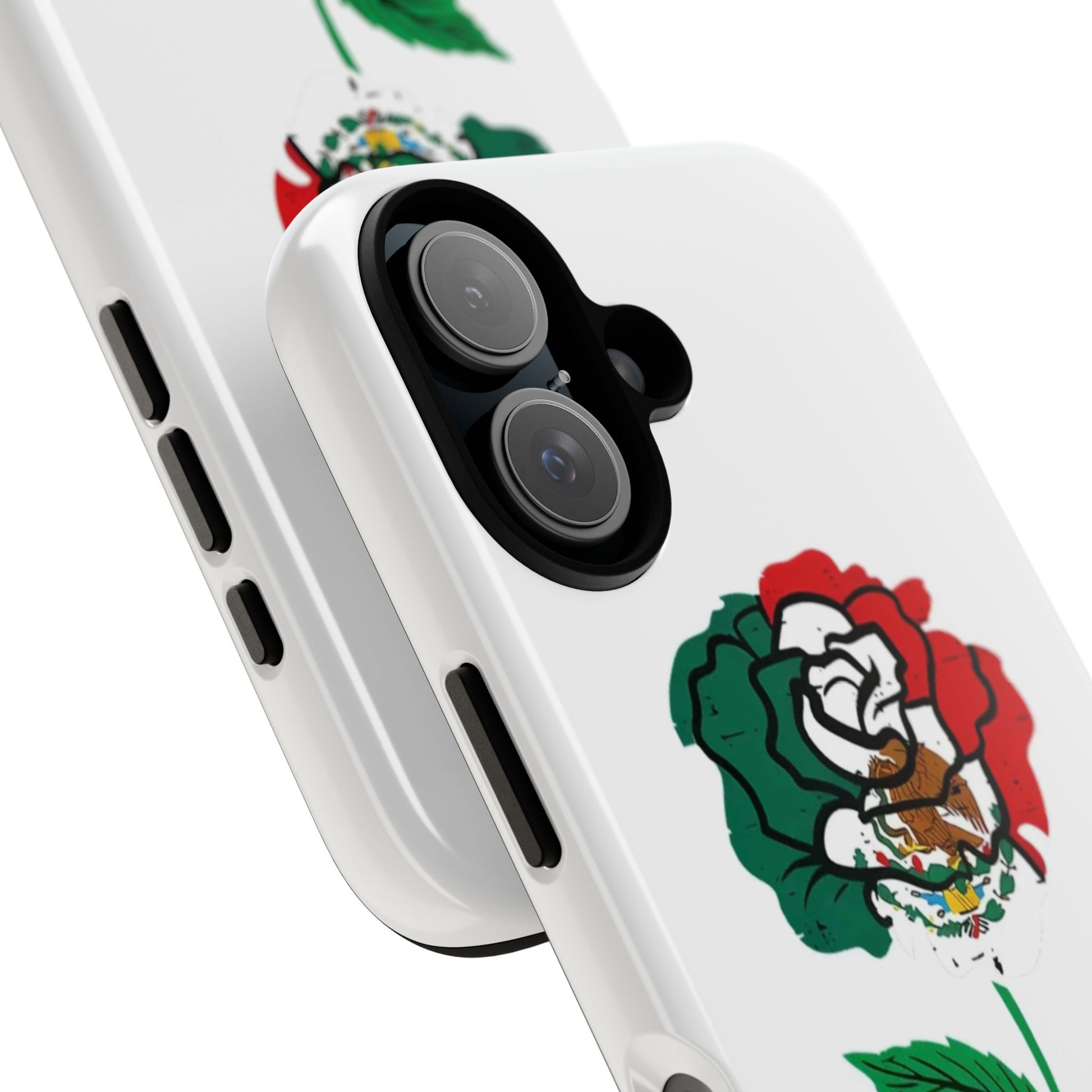 Mexican Rose Phone Case, Tough Cases, Floral Phone Cover, Gift for Mom, Latina Heritage, Tech Accessories