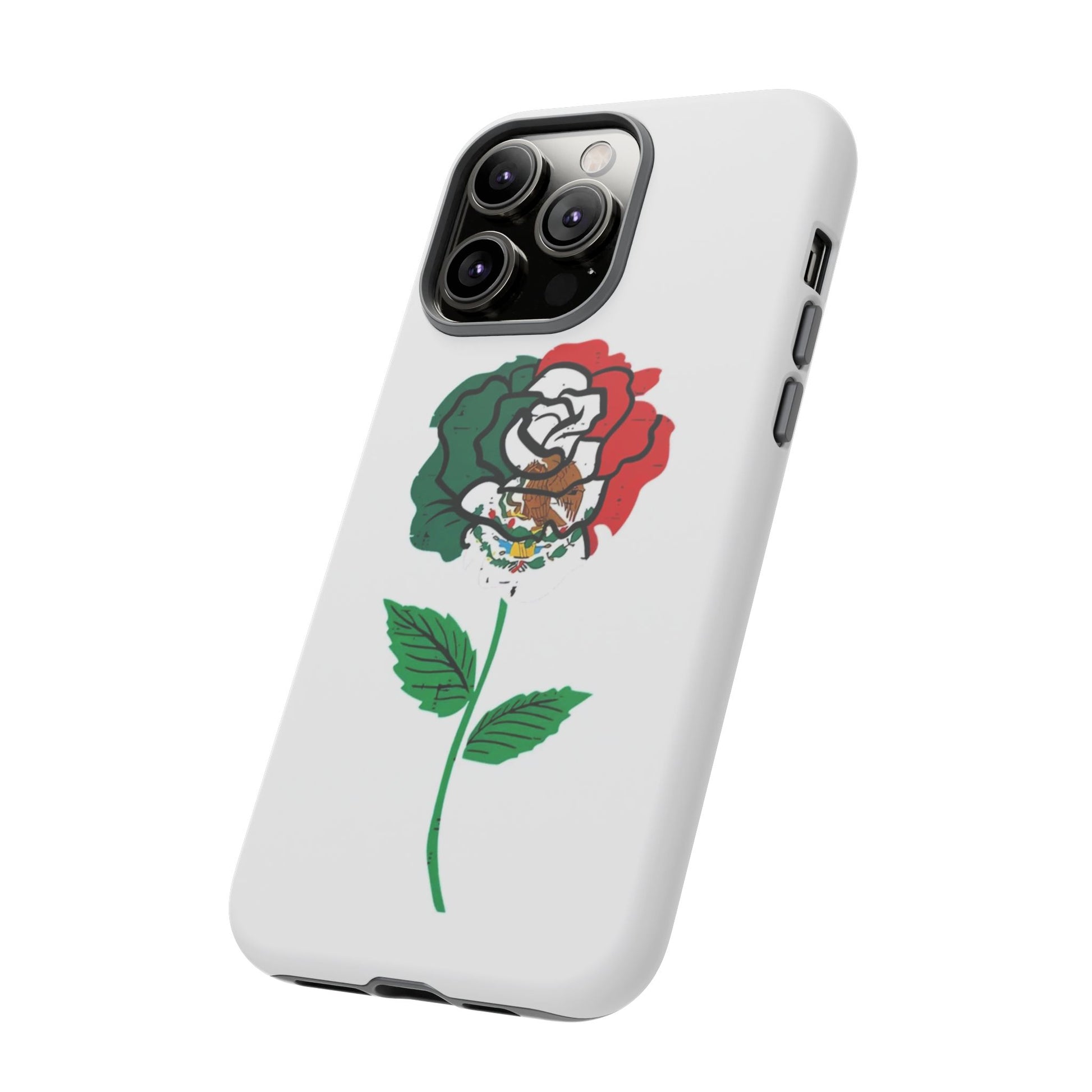 Mexican Rose Phone Case, Tough Cases, Floral Phone Cover, Gift for Mom, Latina Heritage, Tech Accessories