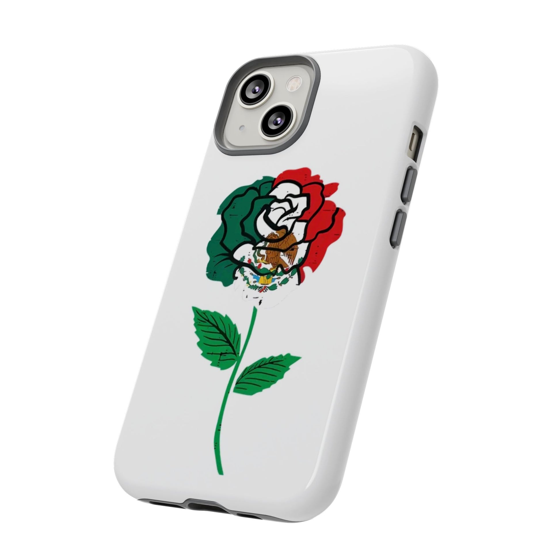 Mexican Rose Phone Case, Tough Cases, Floral Phone Cover, Gift for Mom, Latina Heritage, Tech Accessories