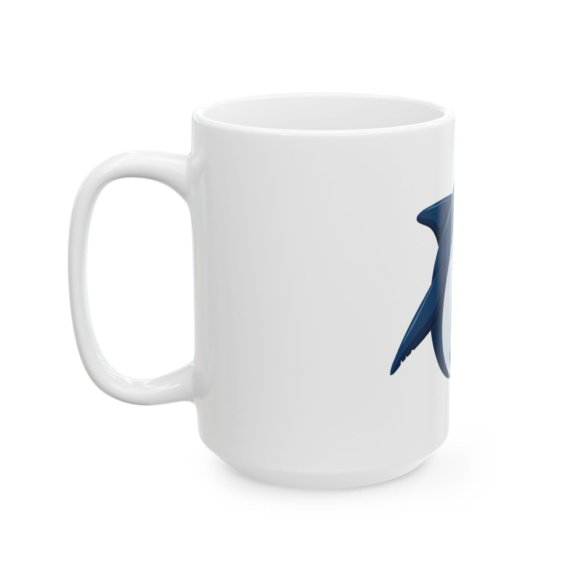 Shark Lover Ceramic Mug | Unique Coffee Cup Gift | Marine Life Decor | Ocean Theme Mug | Shark Fan Merchandise
