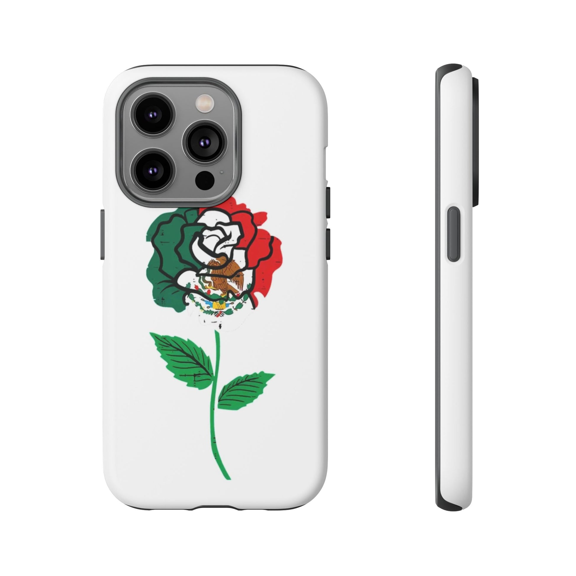 Mexican Rose Phone Case, Tough Cases, Floral Phone Cover, Gift for Mom, Latina Heritage, Tech Accessories