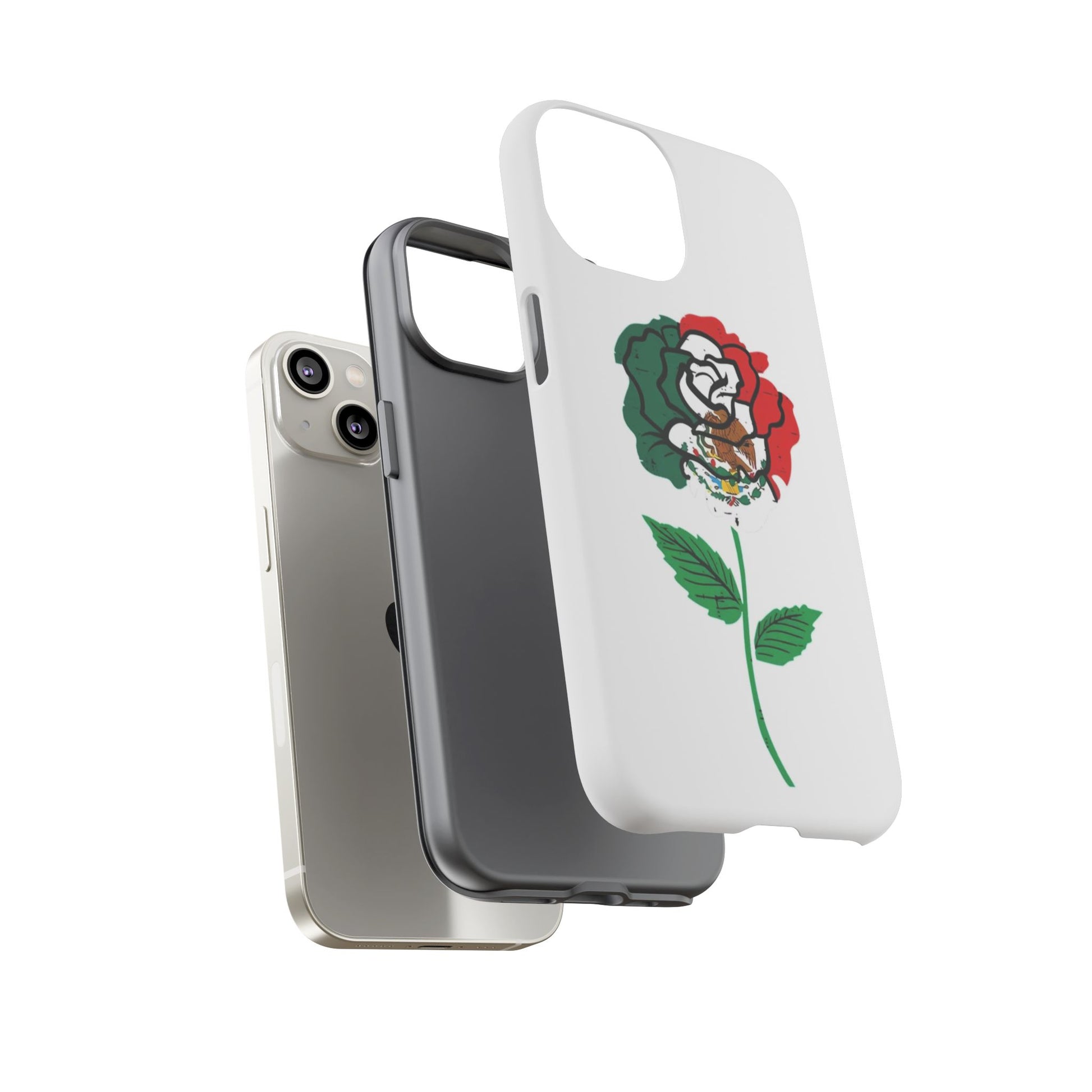 Mexican Rose Phone Case, Tough Cases, Floral Phone Cover, Gift for Mom, Latina Heritage, Tech Accessories
