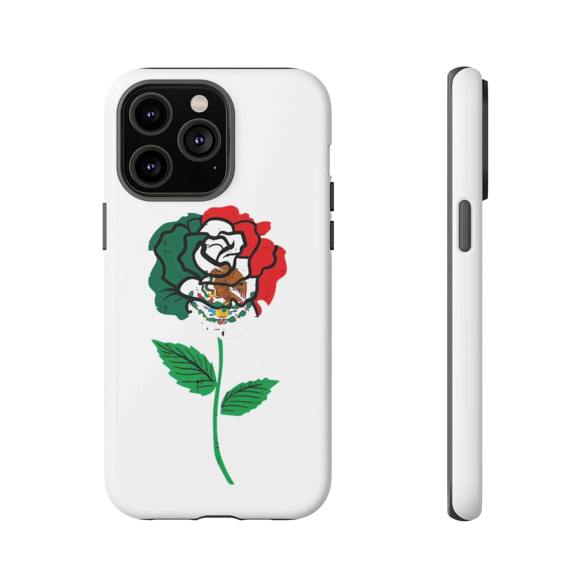 Mexican Rose Phone Case, Tough Cases, Floral Phone Cover, Gift for Mom, Latina Heritage, Tech Accessories