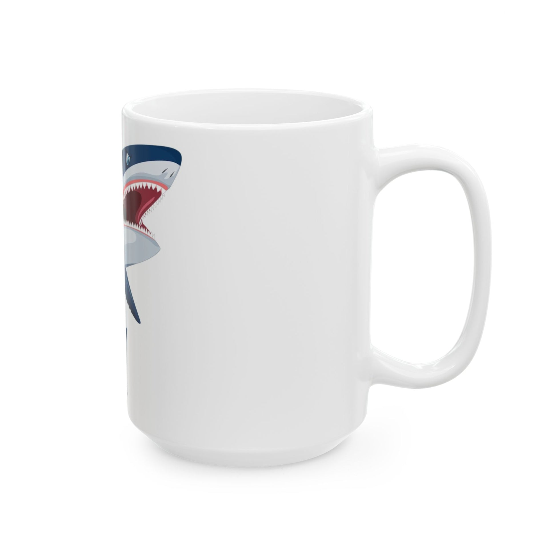 Shark Lover Ceramic Mug | Unique Coffee Cup Gift | Marine Life Decor | Ocean Theme Mug | Shark Fan Merchandise
