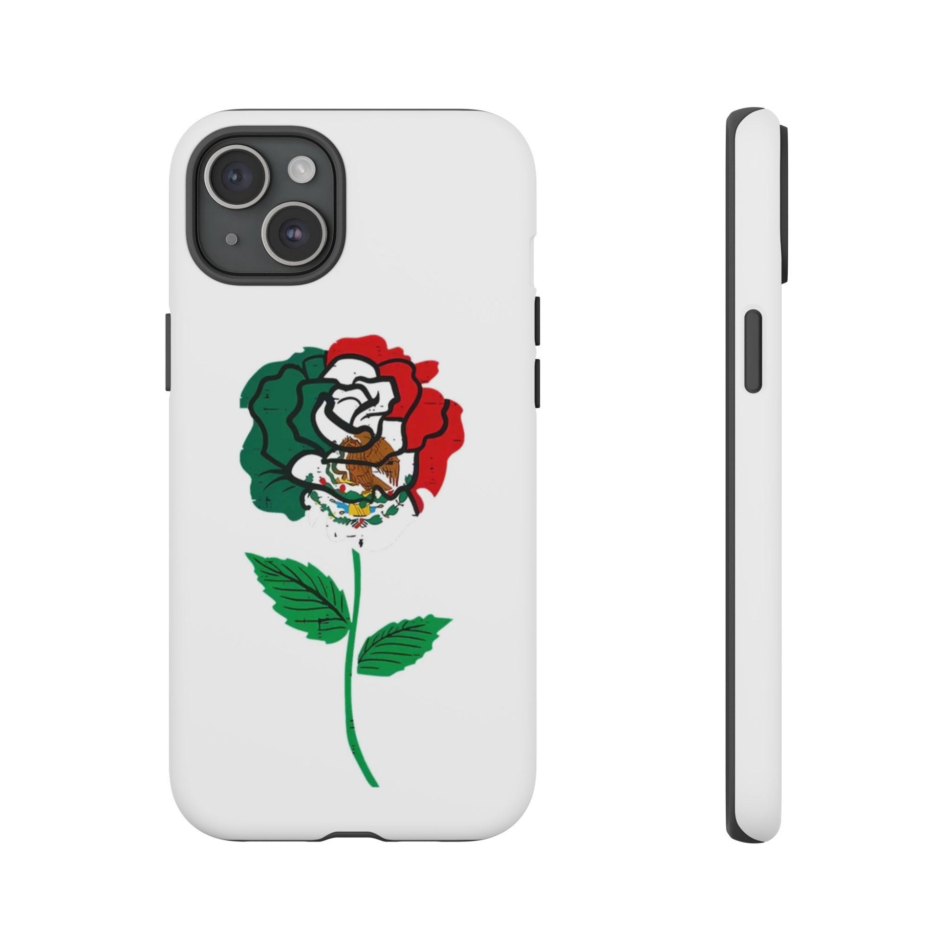 Mexican Rose Phone Case, Tough Cases, Floral Phone Cover, Gift for Mom, Latina Heritage, Tech Accessories