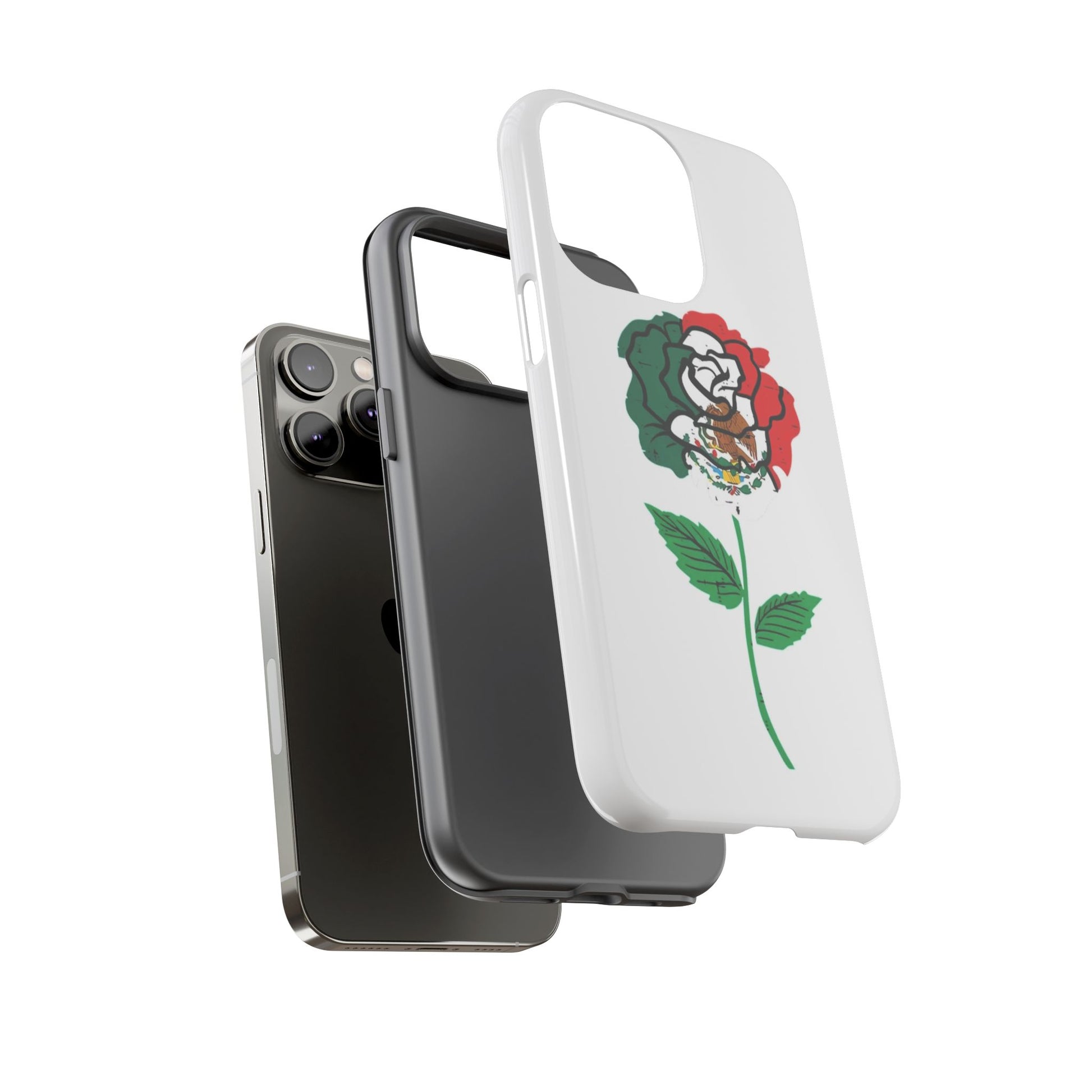 Mexican Rose Phone Case, Tough Cases, Floral Phone Cover, Gift for Mom, Latina Heritage, Tech Accessories
