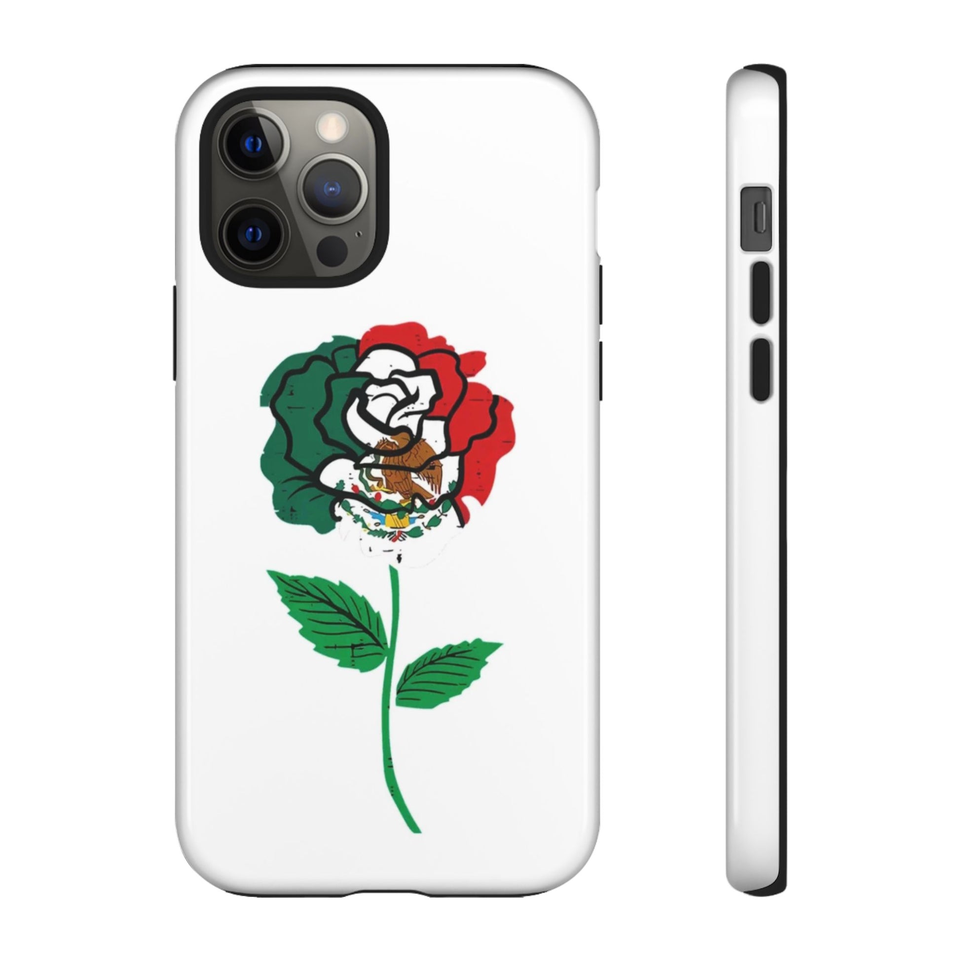 Mexican Rose Phone Case, Tough Cases, Floral Phone Cover, Gift for Mom, Latina Heritage, Tech Accessories