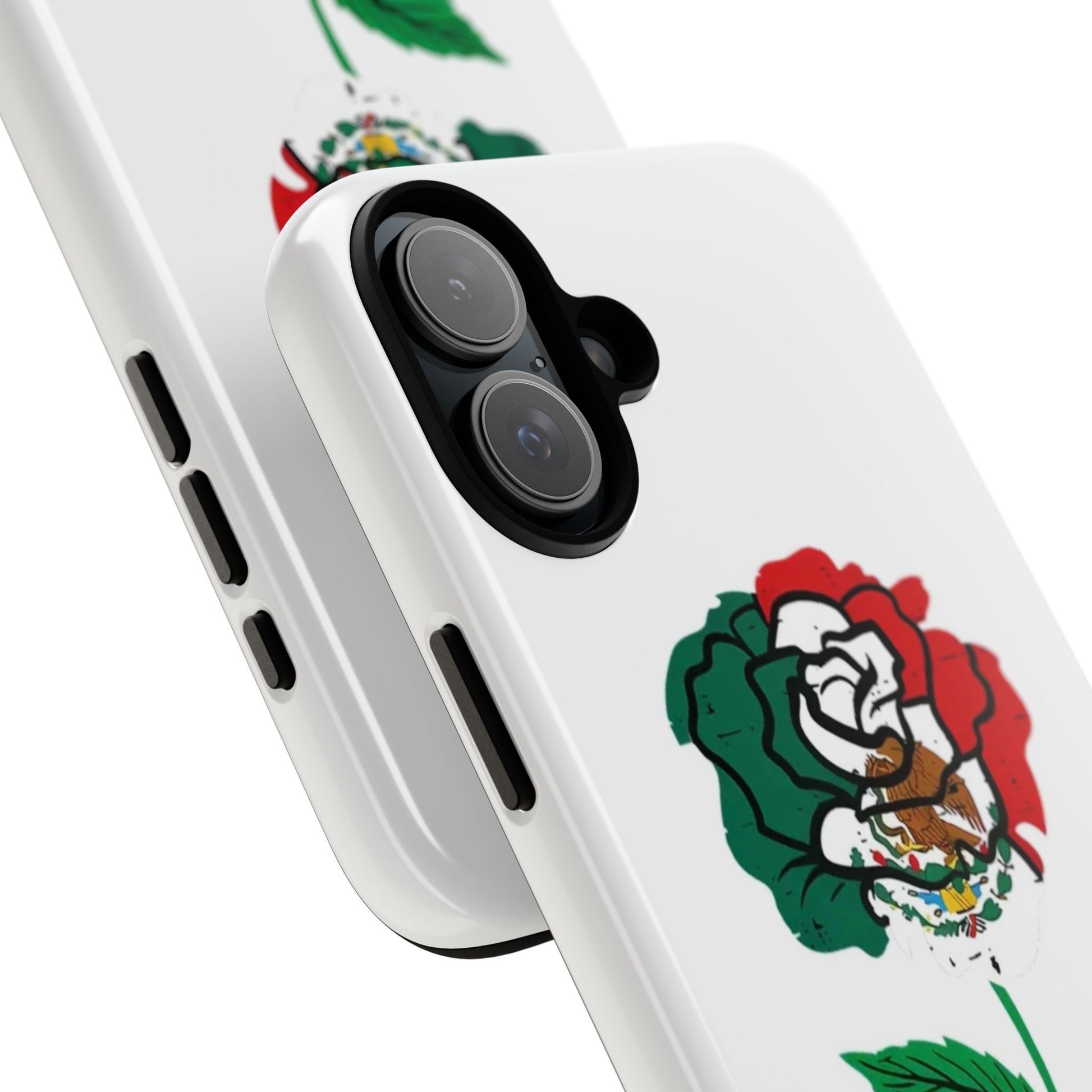Mexican Rose Phone Case, Tough Cases, Floral Phone Cover, Gift for Mom, Latina Heritage, Tech Accessories