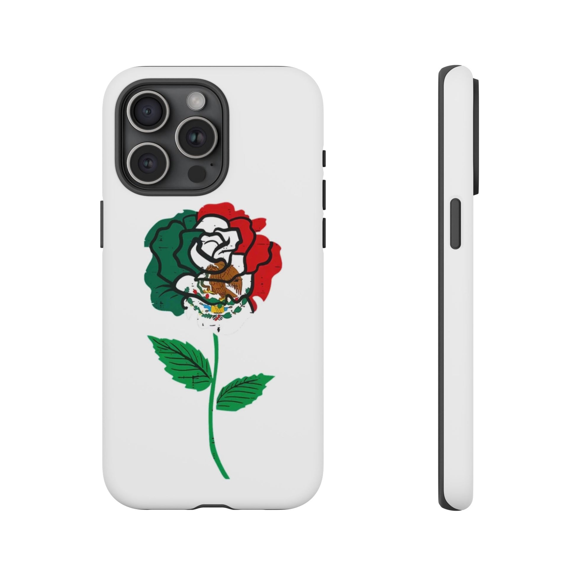 Mexican Rose Phone Case, Tough Cases, Floral Phone Cover, Gift for Mom, Latina Heritage, Tech Accessories